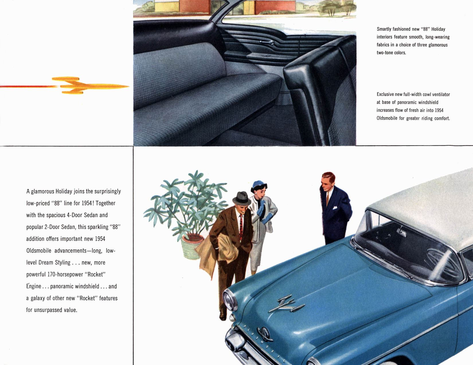 1954 Oldsmobile Motor Cars Brochure Page 24